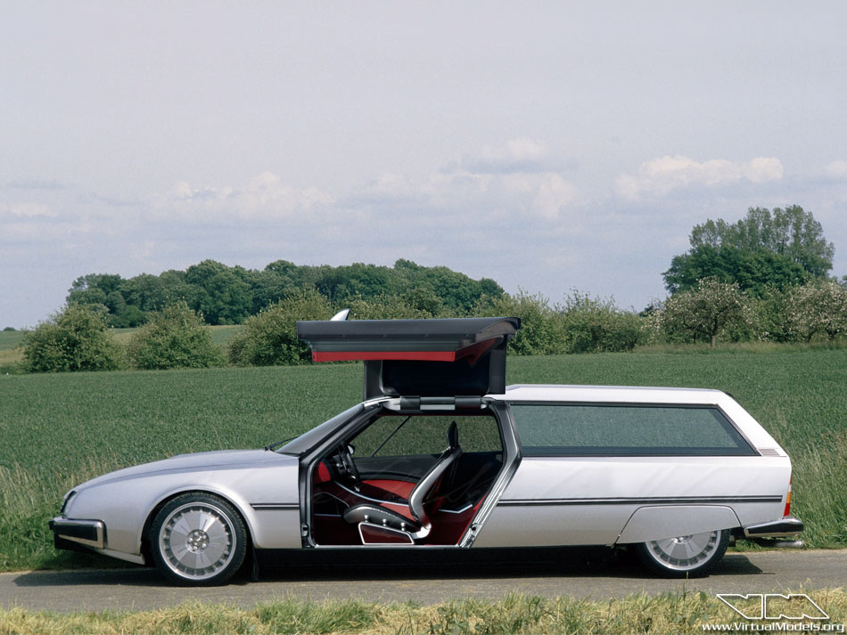 Citroen CX Shooting Break Gullwing | photoshop chop by Sebastian Motsch (2013)