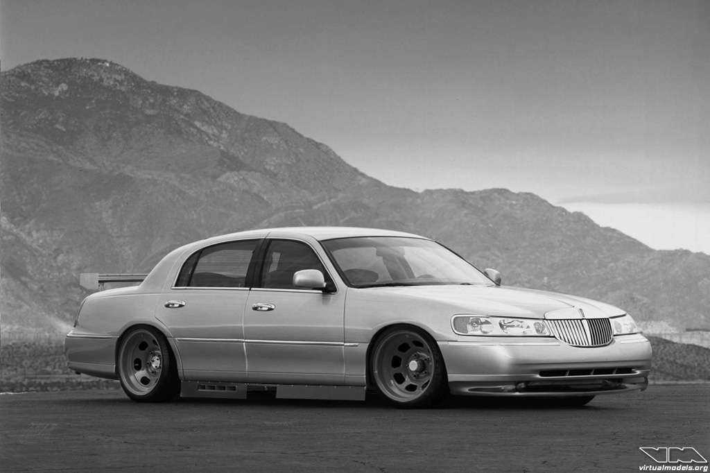 Lincoln Town Car FloBo NASCAR | phtoshop chop by Sebastian Motsch (2014)