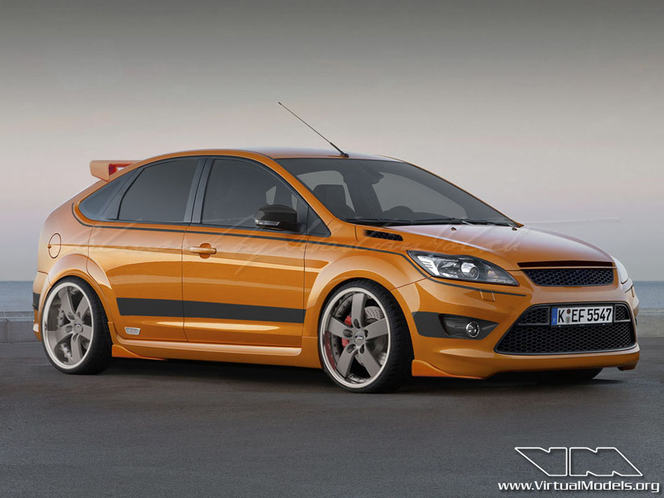 Ford Focus ST Mk2 4-door | photoshop chop by Sebastian