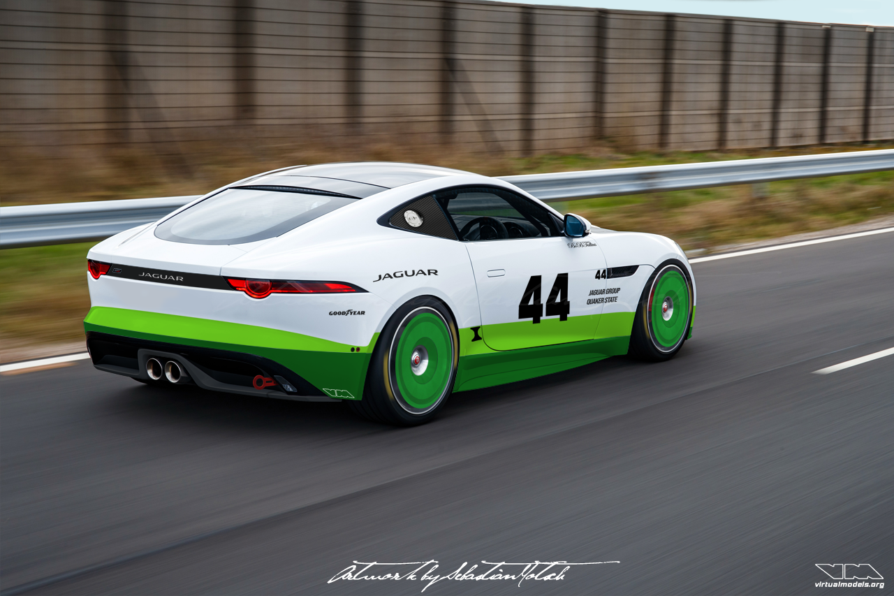 Jaguar F-Type Group 44 GT4-spec | Photoshop Chop by Sebastian Motsch (2019)
