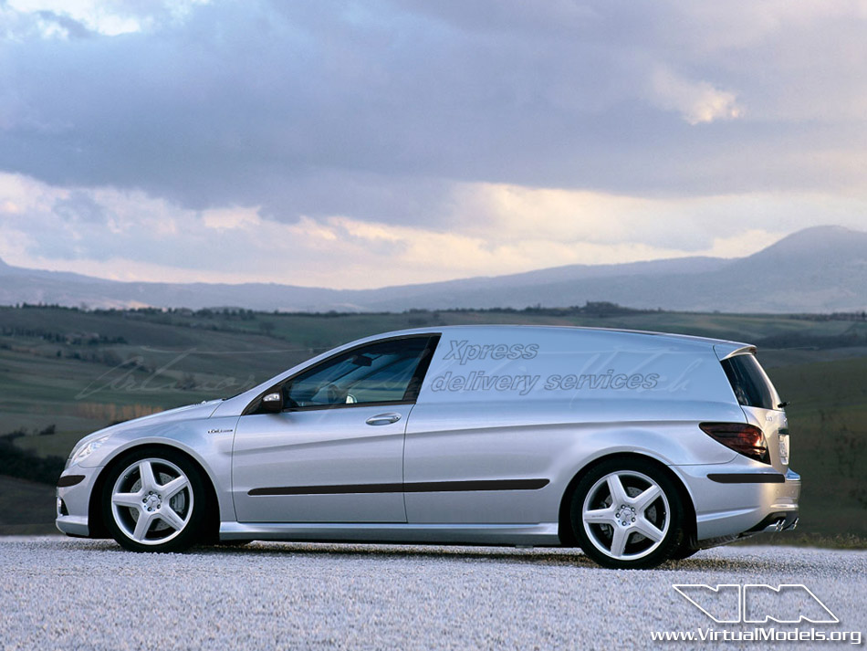 Mercedes-Benz R-Class Delivery Van | photoshop chop by Sebastian Motsch (2010)