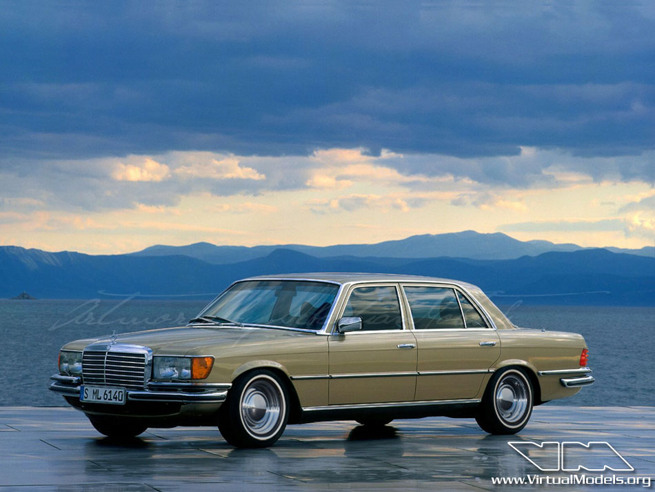 Mercedes-Benz S-Class W116 | photoshop chop by Sebastian Motsch (2010)