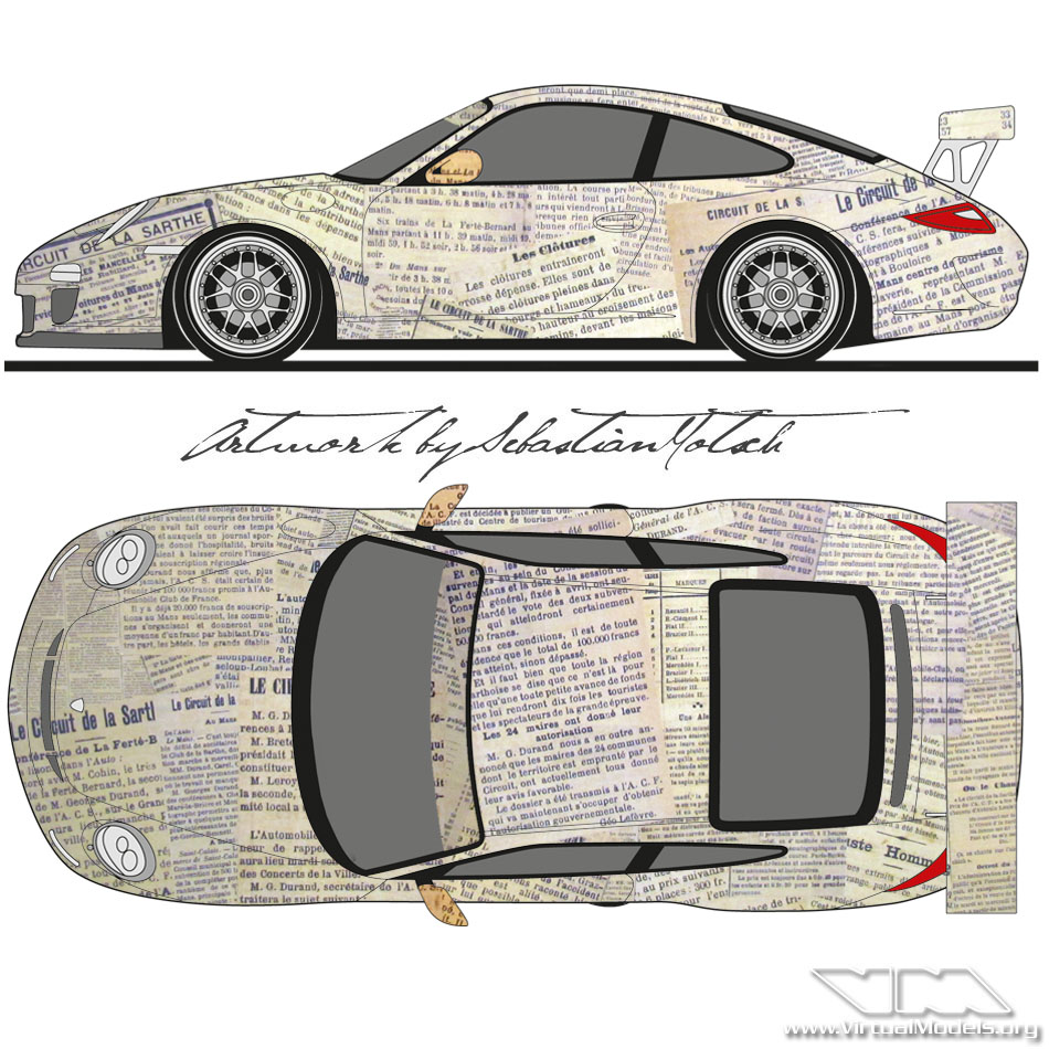 Porsche 911 GT3RS (997) | Livery Design by Sebastian Motsch (2012)