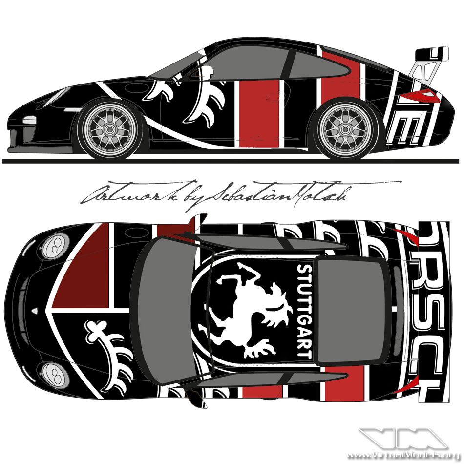 Porsche 911 GT3RS (997) | Livery Design by Sebastian Motsch (2012)