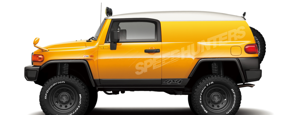 Toyota FJ Cruiser 4x4 Panel Van Conversion Speedhunters Livery | photoshop chop by Sebastian Motsch (2018)