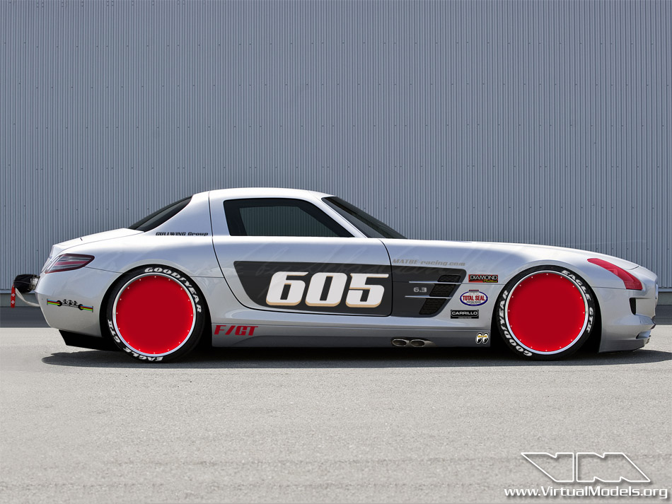 Mercedes-Benz SLS AMG Bonneville Special | photoshop chop by Sebastian Motsch (2012)