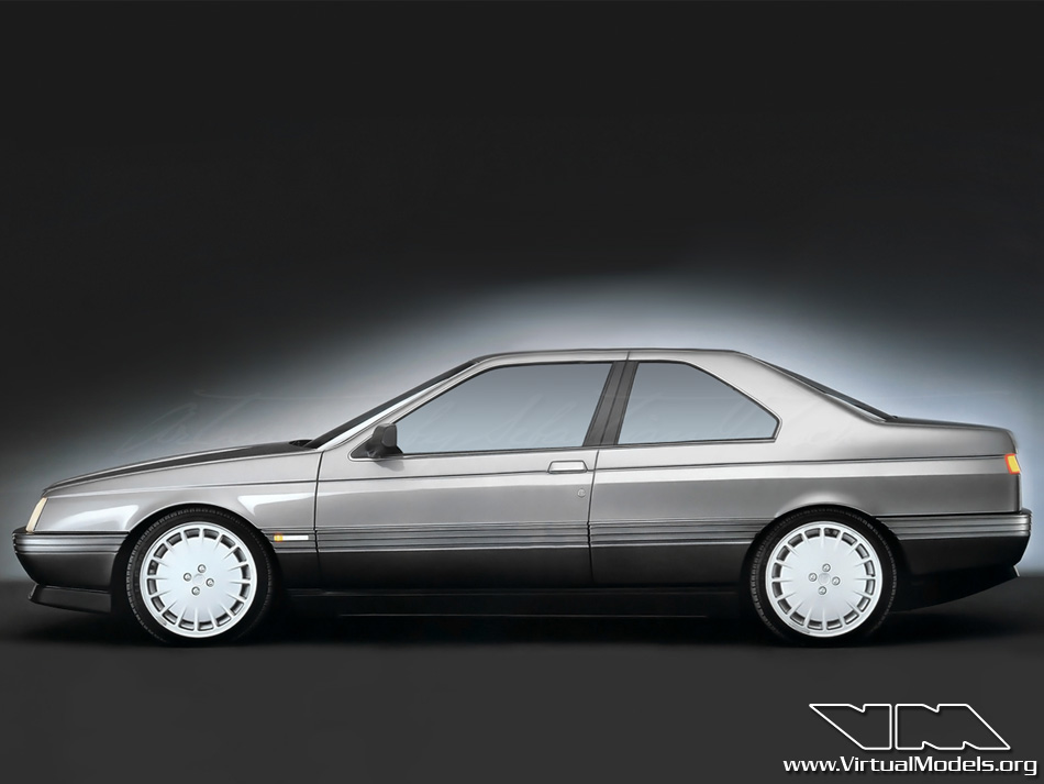 Alfa Romeo 164 Coupé | photoshop chop by Sebastian Motsch (2013)