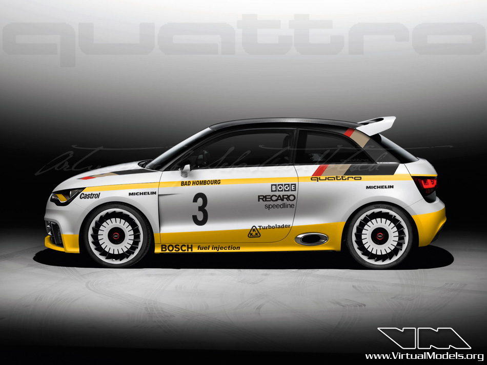 Audi A1 Clubsport Concept | photoshop chop by Sebastian Motsch (2011)