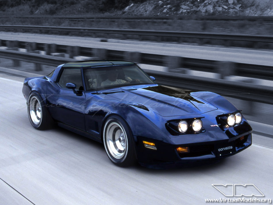 Chevrolet Corvette C3 Stingray | photoshop chop by Sebastian Motsch (2011)