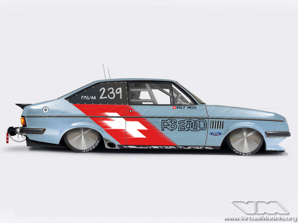 Ford Escort RS2000 Mk2 Bonneville | photoshop chop by Sebastian Motsch (2012)