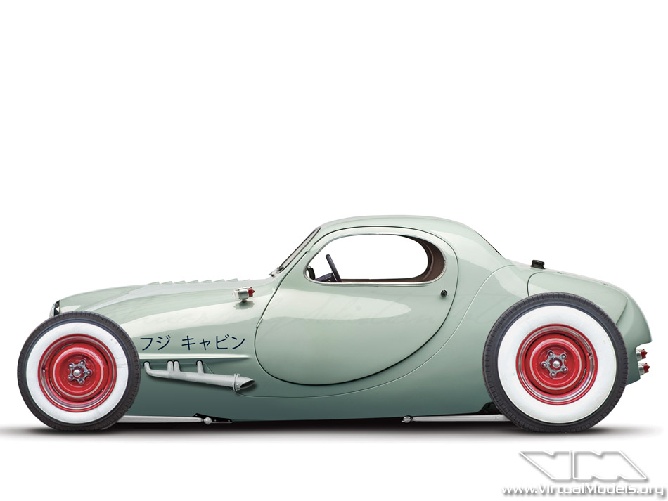 Fuji Cabin Hot Rod | photoshop chop by Sebastian Motsch (2013)