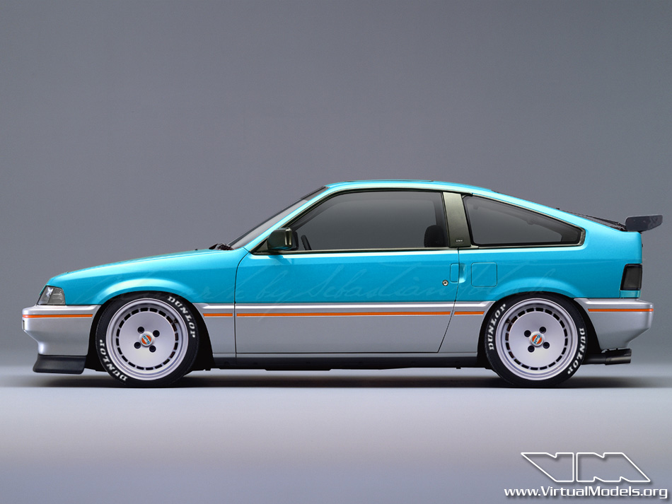 Honda CRX Gulf Special Edition | photoshop chop by Sebastian Motsch (2012)