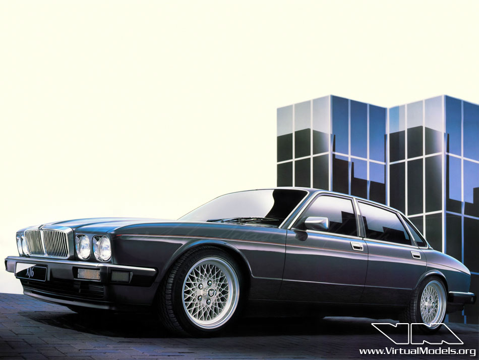 Jaguar XJ6 | photoshop chop by Sebastian Motsch (2013)