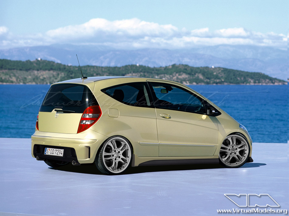 Mercedes-Benz A-Class (W169) with bodykit