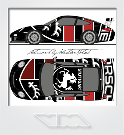Porsche 911 GT3 RS Livery Design racecar 997