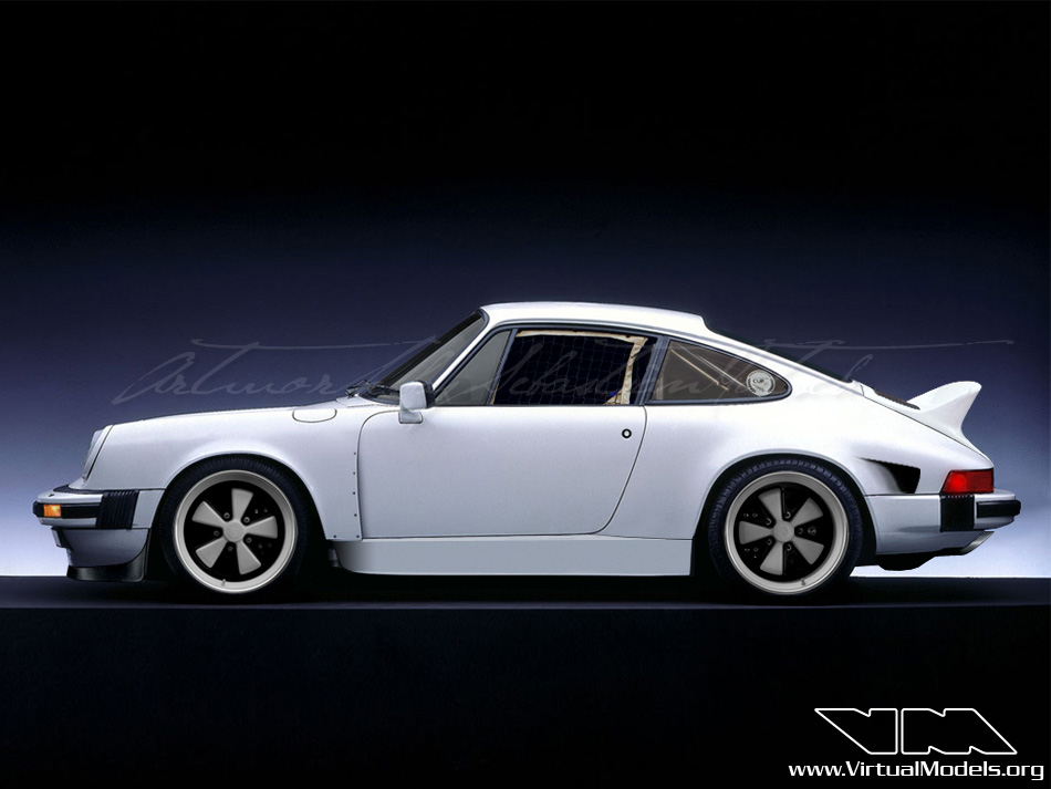 Porsche 911 Carrera 3.2 Coupé | photoshop chop by Sebastian Motsch (2011)