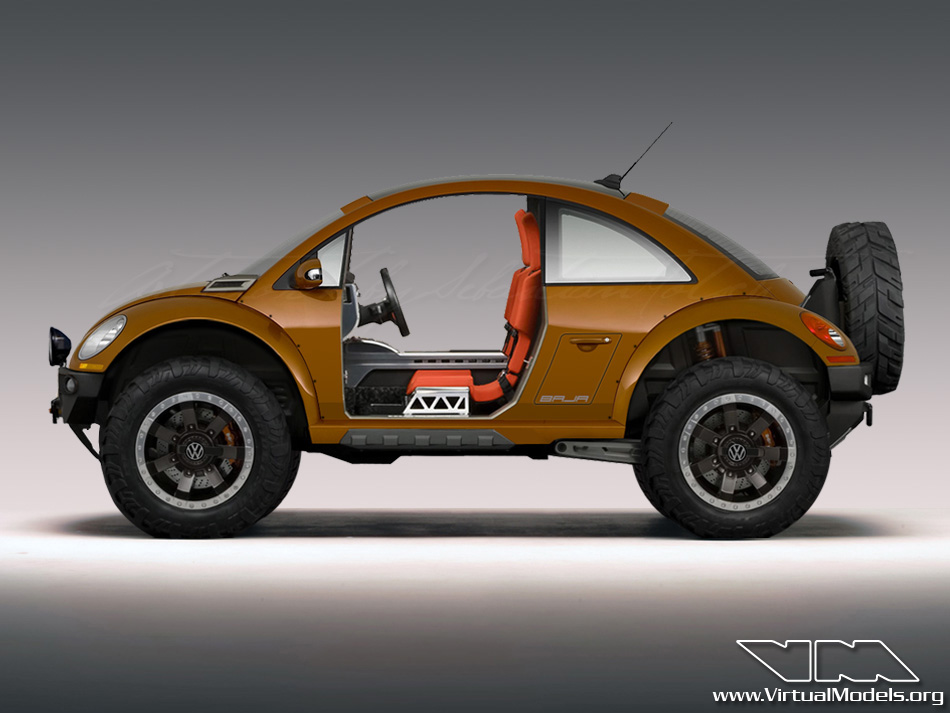 Volkswagen New Beetle BAJA Concept | photoshop chop by Sebastian Motsch (2012)