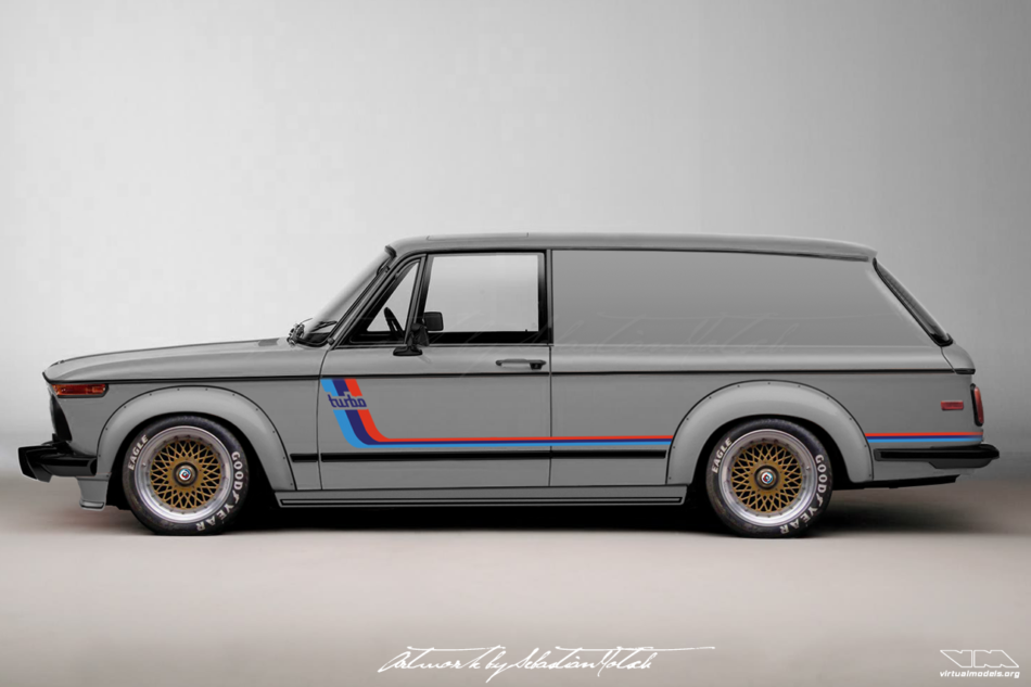 BMW 2002 Turbo Panel Wagon Concept | Photoshop Chop by Sebastian Motsch (2016)