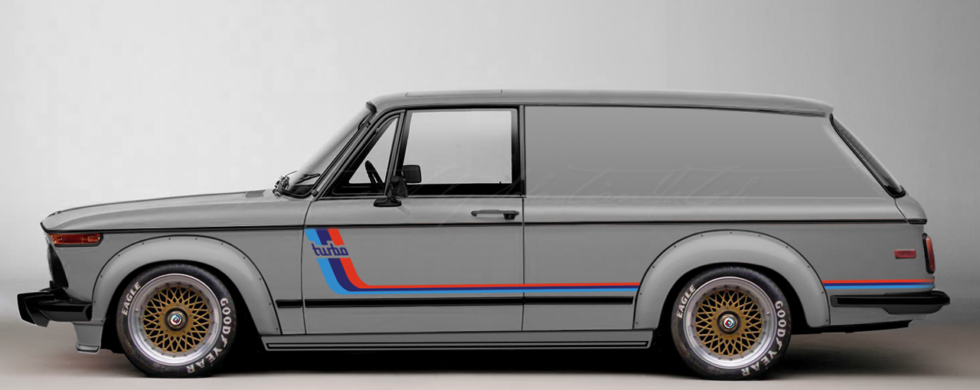 BMW 2002 Turbo Panel Wagon Concept | Photoshop Chop by Sebastian Motsch (2016)