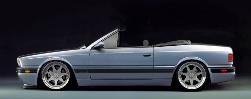 Maserati Biturbo Spyder | photoshop chop by Sebastian Motsch (2016)