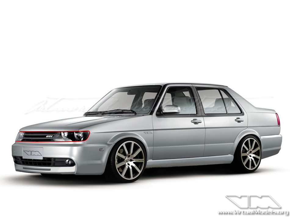 Volkswagen Jetta Mk2 GTI | photoshop chop by Sebastian Motsch (2011)